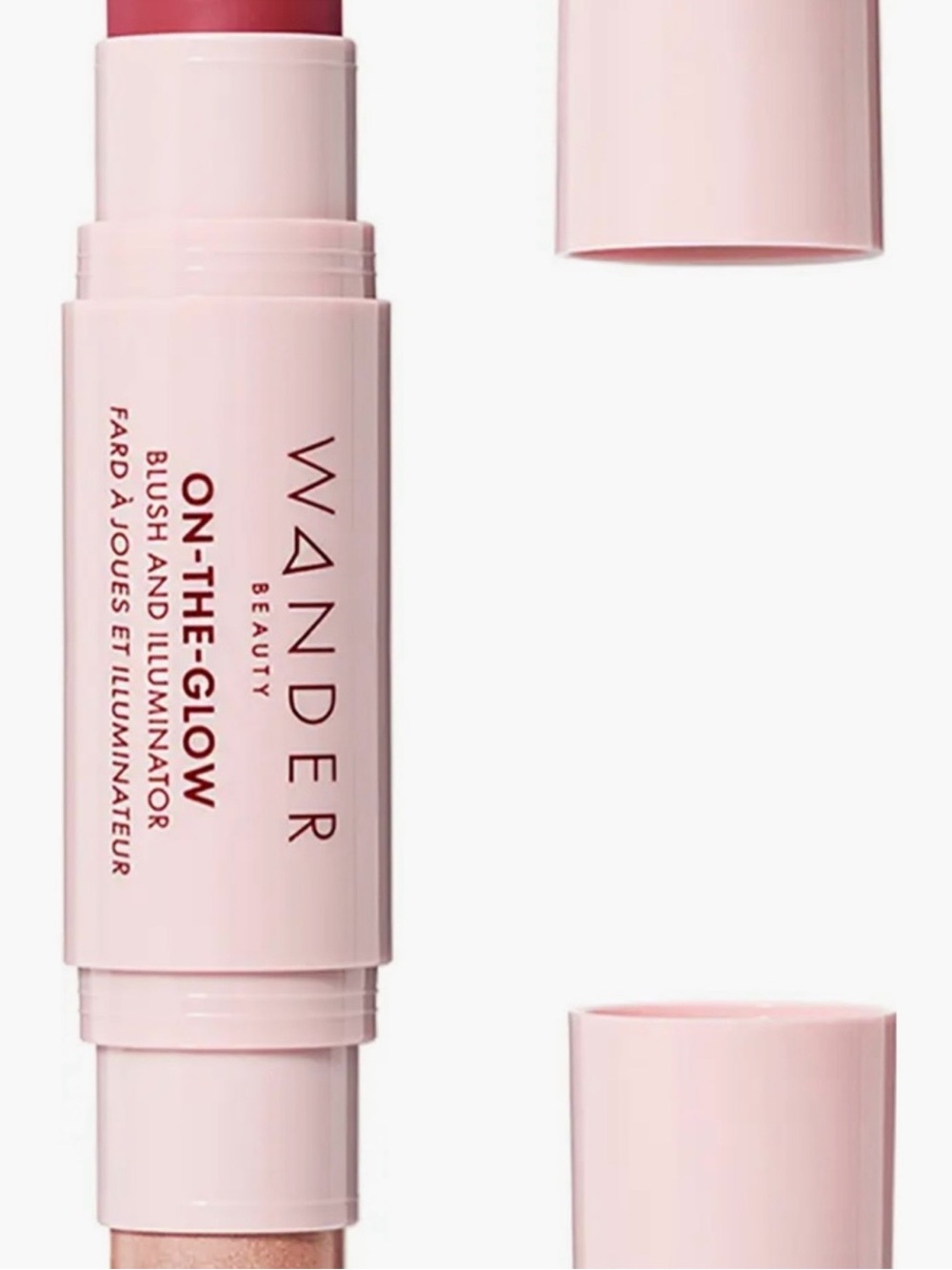 Wander Beauty Dual Ended Cream Blush and Illuminator Stick in Strawberry Fields